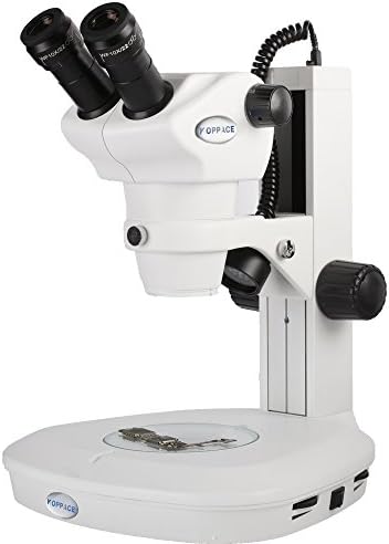 Koppace 8x-50x משקפת זום מיקרוסקופ WF10X/22 ממ עיניים LED מקור אור מקור טלפון נייד מיקרוסקופ