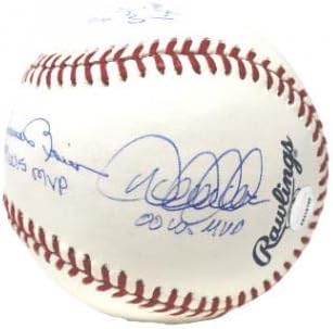 דרק ג'טר/ריברה/ווטלנד/ברוסיוס יאנקיס WS MVP חתום בייסבול MLB/שטיינר - כדורי בייסבול עם חתימה