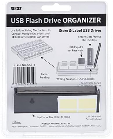 אלבומי תמונות חלוץ מארגן USB