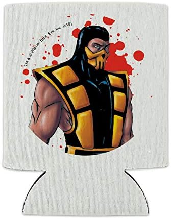 אופי עקרב קלסי של Mortal Kombat Corpion יכול קריר יותר - משקה שרוול חיבוק מבודד מתקפל - מחזיק מבודד