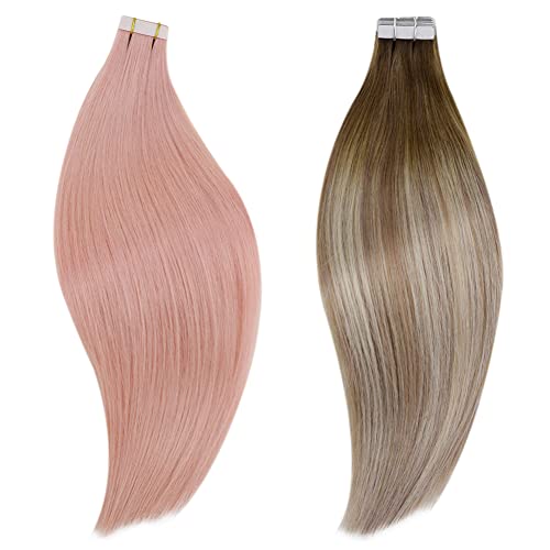 לקנות יחד לחסוך יותר: קלטת בתוספות שיער שיער טבעי צבע לילך קלטת שיער הרחבות 18 סנטימטרים 20 גרם/10 יחידות