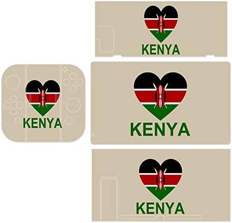 אהבת קניה מדבקות מגן סרט מדבקה אישית מלא גלישת מדבקת תואם עם נינטנדו מתג