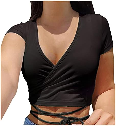 חולצות שרוול ארוך כיכר צוואר קיץ עניבה לצבוע טרנדי מזדמן רופף בכושר קל משקל רטרו חולצות לנשים