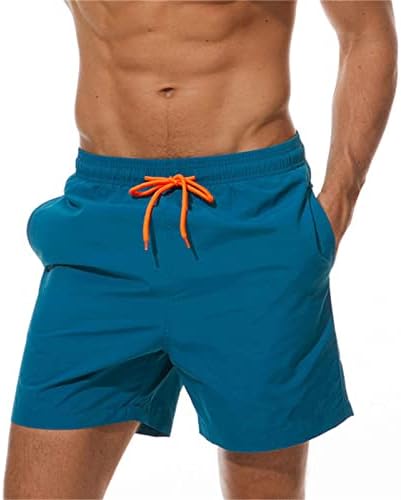 גזעי שחייה לגברים מהירים מכנסיים קצרים בחוף יבש נושם בכושר שחייה שחייה קצרים בגדי ים בגדי ים עם רירית רשת
