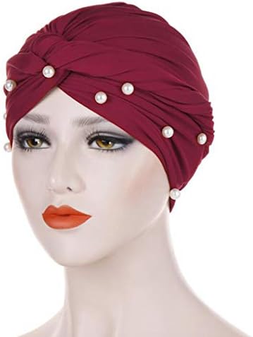 בנדנה טורבן גולגולת גולגולת גולגולת עטוף כובע כימיה נשים נמתחות כיסוי ראש לסרטן, מכסה חזייה של
