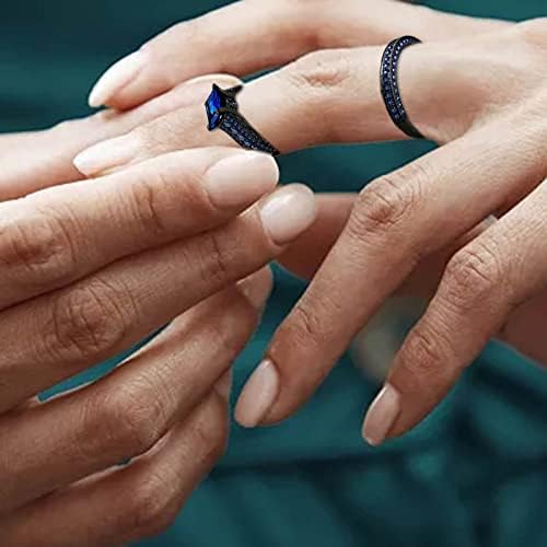 2023 חדש מצופה רטרו גברים של ונשים של סוג סט טבעת טבעת הבלעה זירקון חדש טבעת טבעת גבישים