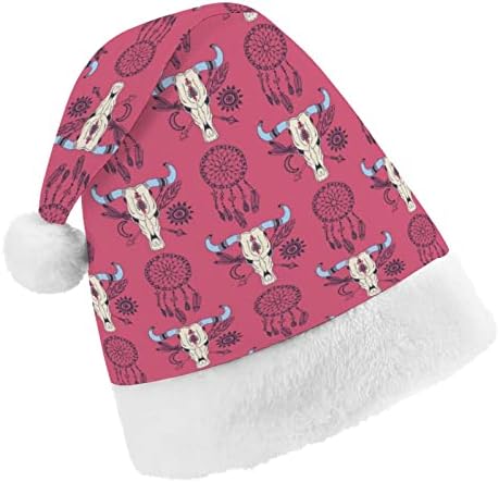 יצירתי בוהו באפלו גולגולת חג המולד סנטה כובע עבור אדום חג המולד כובע חג טובות חדש שנה חגיגי ספקי צד