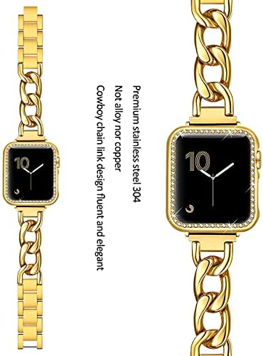 להקת נמר צב של דילנדו שרף נמר ורשת קישור רצועת צמיד מתכת תואמת לרצועת אופנה מתנות של Apple Watch