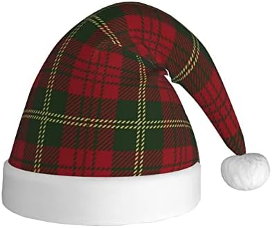 מיסטו חג המולד משובץ חג המולד סנטה כובע, מסיבת כובע חג המולד כלי ראש חג המולד קישוט