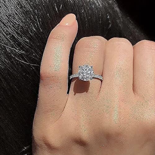 5-11 סגסוגת מתנת טבעות ריינסטון חתונה גודל אצבע טבעת תכשיטי נשים טבעות טבעת גודל 10
