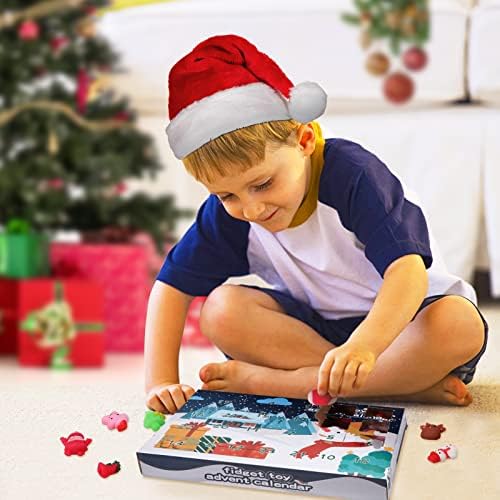 אדוונט 2022 חג המולד ספירה לאחור לוח שנה צעצוע 24 יחידות שונה חמוד מוצ ' י חיות רטוב צעצועים לילדים, המפלגה טובות