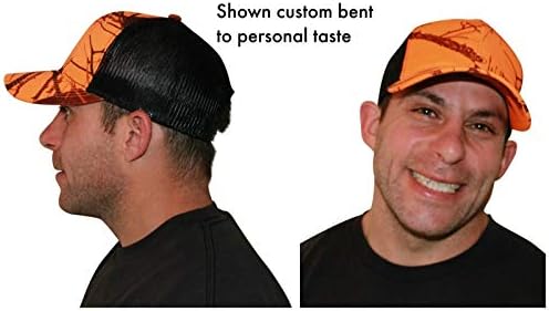 אזוב אלון בלייז כתום הסוואה משאית כובע גברים כובע רשת סנאפבק ללבוש שטוח או מעוקל ביל סרט זיעה