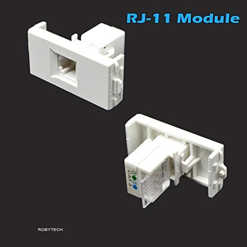 3 RJ11 CAT3 PSTN מודולי אבן מפתח טלפון מידע על לוח קיר כיסוי קיר הרכבה