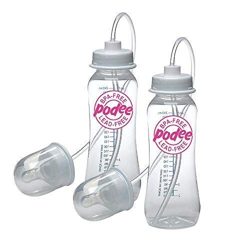 בקבוק תינוק ללא ידיים-מערכת בקבוקי תינוק נגד קוליק 9 עוז + ערכת צינורות חלופית