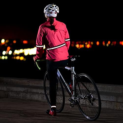 2 מארז רעיוני להקות-בטיחות רפלקטור קלטת הרצועה, גבוהה נראות רעיוני ריצה הילוך, תחול על רכיבה על אופניים ריצה לילה