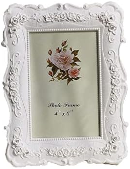 מסגרת צילום של Lorgl מסגרת צילום יצירתית ורדים פרחים קריסטל יהלום לבן אירופה בסגנון אופנה קישוטים