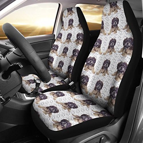 כיסויי מושב מכונית הדפסת דפוסי כלב אפנפינשר