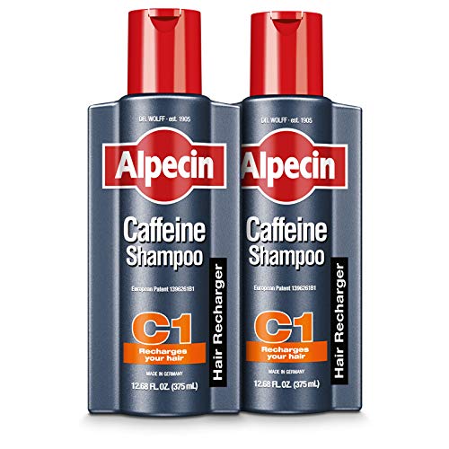 שמפו קפאין Alpecin C1, 8.45 FL Oz, שמפו קפאין מנקה את הקרקפת לקידום צמיחת שיער טבעית, משאיר שיער מרגיש