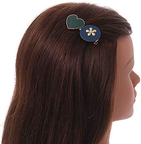 Avalaya Gold Gold Tone Heart Heart and Froty Hair Clip/Concord Clip - 60 ממ L
