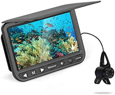 מצלמת דיג מתחת למים, 【משודרג HD 1080p】 Finder Finder Fisher Finder עם מסך IPS 7 אינץ