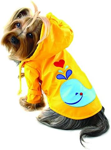 ז'קט עמיד למים של כלב/גור ז'קט אטום למים/מעיל ​​גשם/הילוך גשם/בגדי גשם עם רירית כותנה לגזעים קטנים