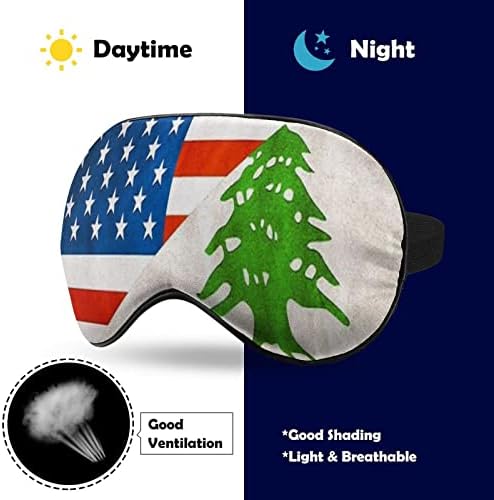 דגל לבנון אמריקאי וינטג