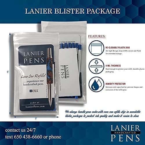 חבילת קומבו של Lanier - חבילה 1 - Monteverde® Softroll ™ Ballpoint P13 הדבק דיו מחדש תואם למרבית עטים