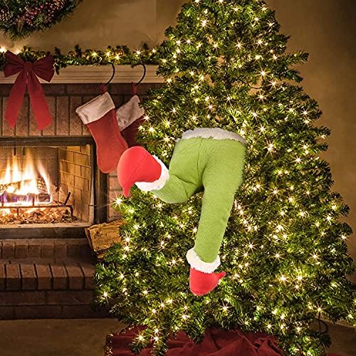 קישוטי גוף של שדון חג המולד לקישוטים לעץ חג המולד זרועות שדונים וראש שדון לקישוטי עץ חג המולד רגליים ממולאות