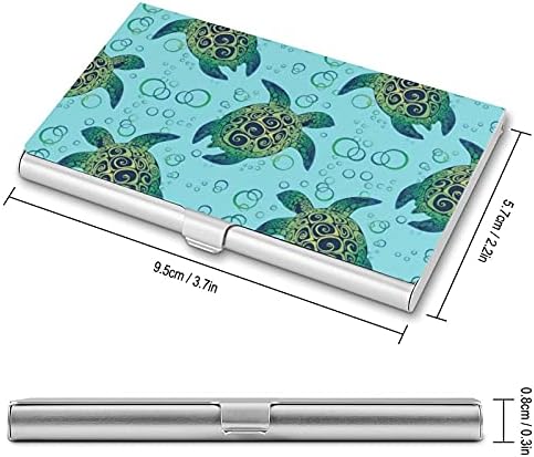 צבי ים דפוס הדפסת כרטיס ביקור מקרה מתכת מחזיק כיס ארנק שם כרטיסי ארגונית חמוד