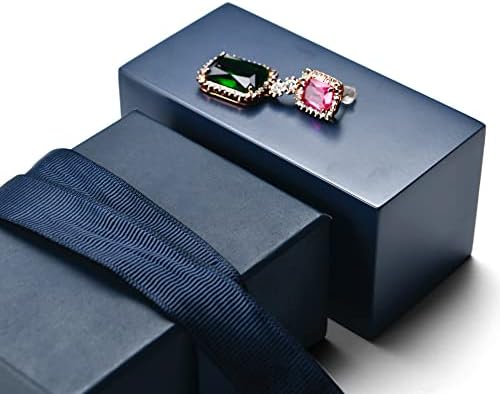 מוצק עץ תכשיטי תצוגת למכירה כחול גיוס עבור תצוגת ראווה טבעת עגיל צמיד שרשרת תכשיטי מחזיק