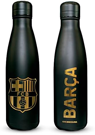 FC ברצלונה 500 מל נירוסטה בקבוק בקבוק תרמי בקבוק תרמי - שחור