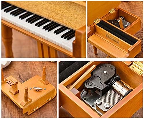 N/A סימולציה מעץ קופסת פסנתר פסנתר קופסת מתנה ליום הולדת קופסת תכשיטים