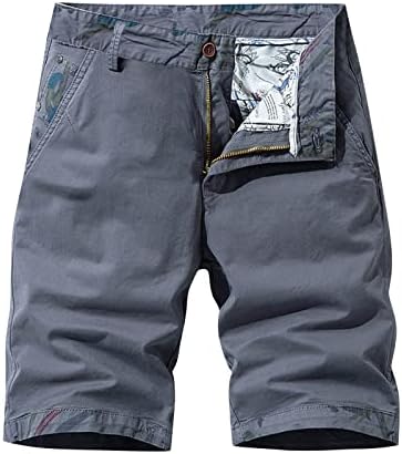 מכנסיים קצרים מזדמנים של Hehoah גברים רופפים כותנה קלה קלה משקל קלה נושמת מכנסיים קצרים