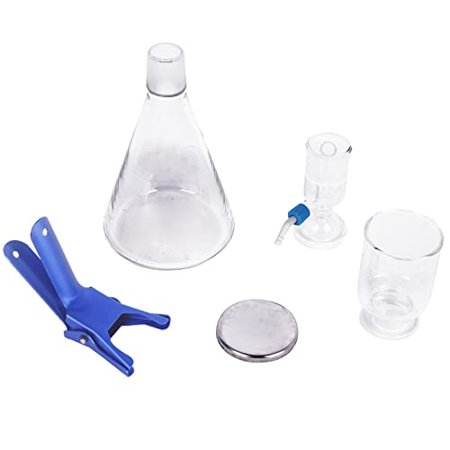 אוטומטי בורוסיליקט זכוכית 1000 מ ל סינון בקבוק ואקום סינון זיקוק מנגנון עם 300 מ ל בוגר משפך עבור מעבדה