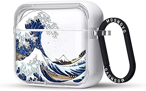 Mosnovo AirPods 3 Case, Apple AirPods 3 Case, Cool Tokyo Wave Dist