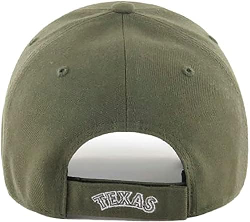 '47 טקסס ריינג' רס גברים נשים כובע ירוק אלמוג עם לוגו לבן מתכוונן