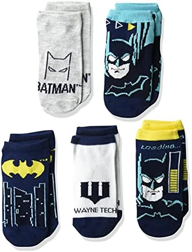 מארז 5 זוגות גרביים קצרים של באטמן בויז