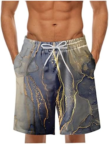 אופנת גברים מודפסת חוף הוואי חוף מתאים למכנסיים קצרים מזדמנים