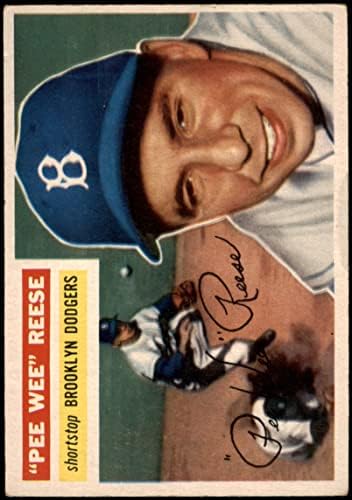 1956 Topps 260 Pee Wee Reese Brooklyn Dodgers VG Dodgers