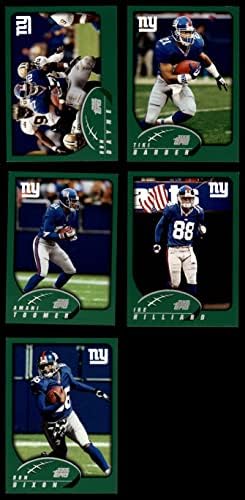 2002 Topps New York Giants כמעט סט שלם סט שלם