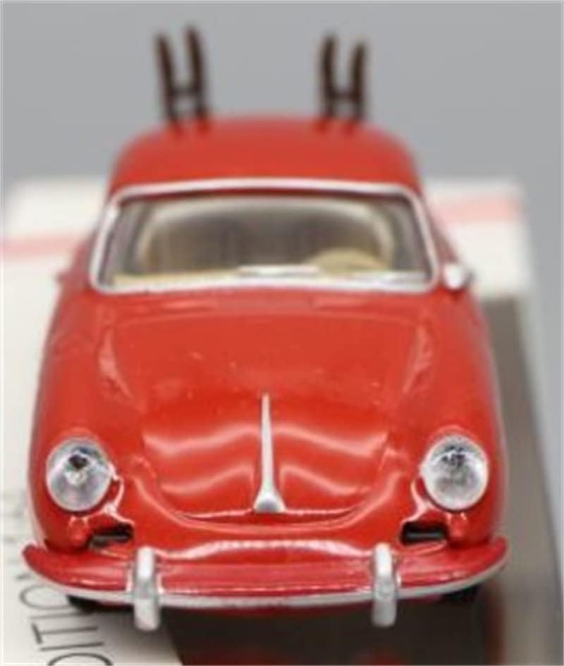 עבור Schuco עבור פורשה 356 עבור Carrera 2 Ski-urlaub 1:64 משאית Diecast דגם שנבנה מראש