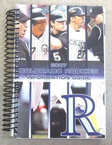 מדריך מדיה בייסבול של קולורדו רוקיס MLB - 2007 - לשעבר - ספירלה