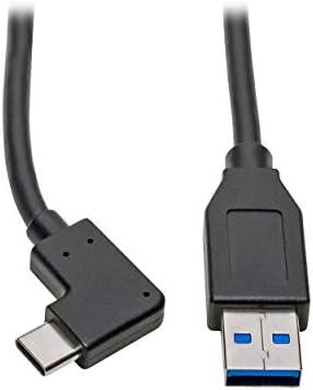 Tripp Lite USB C ל- USB-A זווית ימין כבל 3.1 5 GBPs מסוג C, 3 '