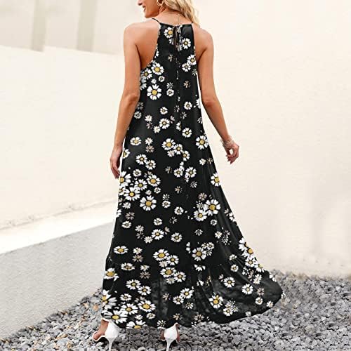 NYYBW שמלות MIDI רופפות נשים נשים שמלות קיץ גבוהות נמוך פרוע מקסי שמלת שמלת ספגטי רצועת שמלת הדפס שמלת