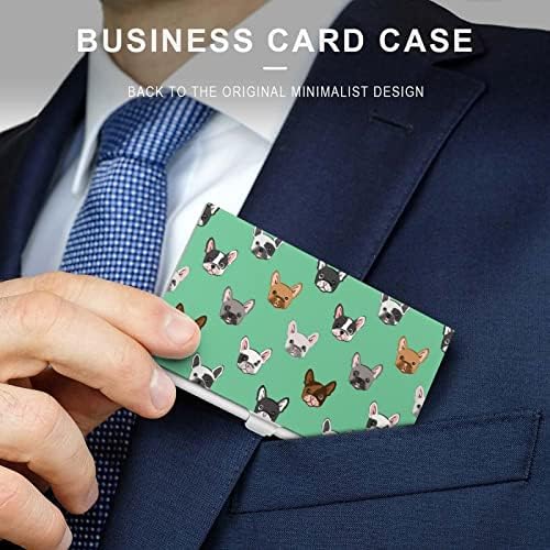 יפה בולדוג עסקים שם מקרה מצחיק אשראי מזהה כרטיס כיס מחזיק עבור גברים נשים