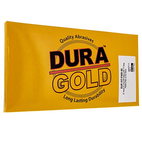 Dura-Gold 6 400 דיסקי נייר זכוכית חצץ ורפידות ממשק צפיפות רכה