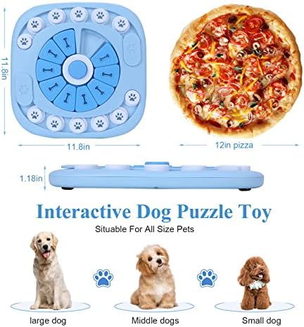 צעצועי כלבים אינטראקטיביים של שיגו לשעמום ומעוררים צעצועים של חידות כלבים לכלבים בינוניים גדולים, צעצועים