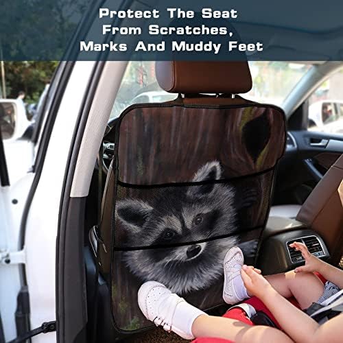 מצחיק דביבון דביבון רכב רכב מושב אחורי מגן על מחצלת מחצלת הגנה