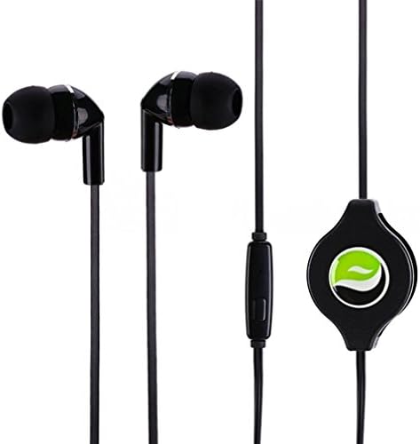 אוזניות אוזניות נשלפות של סאונד פרימיום מיקרופון אוזניות כפול עבור Net10, Straight Talk, Tracfone Samsung