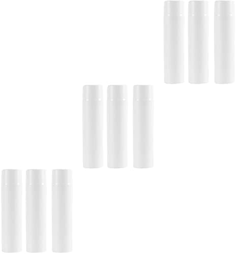 CABILOCK 9 PCS קוסמטיקה מיני לבן בית ML לבקבוקי שמנת שמן ניתנים למילוי סבון ריק קוסמטי חיוני ללא אוויר ללא אוויר